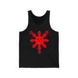 Philippine OG Sun Flag Unisex Jersey Tank Top, Summer Apparel, Festival Wear, Sportswear, Pride Gear