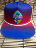 Guam Summer Seal Rope Brim Mesh back SnapBack Hat