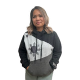 Cultured Roots Philippines Kids Gray Flag 3 Stars and Sun Hoodies