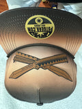 Philippines Gradient Brown Balisong tribal crossing SUN  Leather Limited Editions