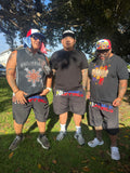 Philippines Flag Embridered Cultured Roots Shorts