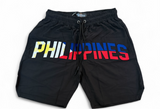 Philippines Flag Embridered Cultured Roots Shorts
