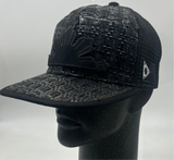 3 Stars and Sun Banig Black Philippines Filipino Flat Brim 3 STARS AND SUN Weave BRIM COLLECTION