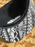 Raiders Polynesian 3D Tribal Hat Shield Tribal Reflective SnapBack