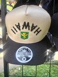 Hawaii Paddles Upside Down A Frame SnapBack