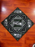 Seattle Tribal Seahawks Floral Bandana