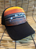 HAWAII Beach SUNSET SNAPBACK TRUCKER