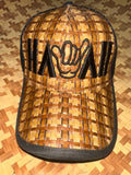 HAWAII Shaka Weave Black and Brown SNAPBACK TRUCKER