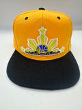 Philippines Filipino Golden Sun Black and Yellow Snapbacks