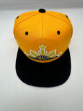 Philippines Filipino Golden Sun Black and Yellow Snapbacks