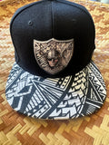 Raiders 3D Tribal Hat Shield Tribal Reflective SnapBack
