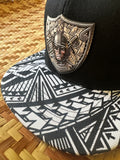 Raiders 3D Tribal Hat Shield Tribal Reflective SnapBack