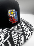 SD San Diego Filipino Heritage Tribal 3 Stars and Sun SnapBack