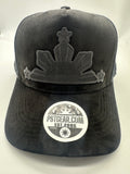 3 Stars and Sun Black Hole Velour curved Mesh snapbacks