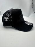3 Stars and Sun Black Hole Velour curved Mesh snapbacks