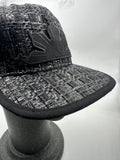 3 Stars and Sun Banig Black Philippines Filipino Flat Brim 3 STARS AND SUN Weave BRIM COLLECTION