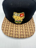 Hula Floral Brown Weave Brim Islander Heritage SnapBack