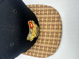 Hula Floral Brown Weave Brim Islander Heritage SnapBack