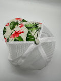 Summer FLORALS White LIMITED Mesh SNAPBACKS
