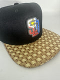 SD San Diego Filipino Banig Weave 3 Stars and Sun SnapBack