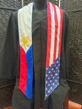 Philippines X USA Tribal Sun Seal Graduation Stoles 2024