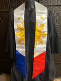 Philippines Filipino 3 Stars and Sun Stole Graduation Stoles