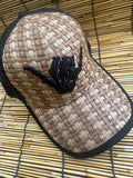 Shaka Bones Curved Mesh Weave Brim