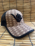 Shaka Bones Curved Mesh Weave Brim