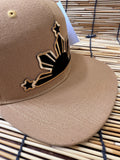 3 STARS AND SUN Filipino Brown Cream Brims