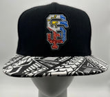 SF San Francisco Filipino Heritage Tribal 3 Stars and Sun SnapBack