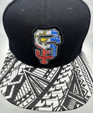 SF San Francisco Filipino Heritage Tribal 3 Stars and Sun SnapBack