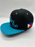 3 Stars and Sun Teal Philippines Flag hat