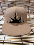 3 STARS AND SUN Filipino Brown Cream Brims