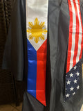 Philippines x USA Filam Filipino Sun Graduation Stoles