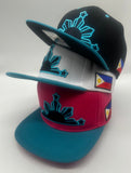 3 Stars and Sun Teal Philippines Flag hat