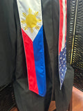 Philippines X USA Tribal Sun Seal Graduation Stoles 2024
