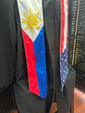 Philippines X USA Tribal Sun Seal Graduation Stoles 2025