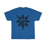 3 Stars and Sun Bridge Unisex Heavy Cotton Tee