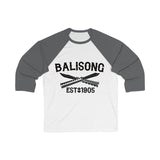 Balisong Tribal Tee Unisex 3/4 Sleeve Baseball Tee
