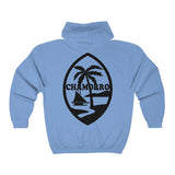 Chamorro Palms Zip Up Hooded Sweatshirt