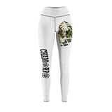 Floral Guam Cut & Sew Sport Leggings