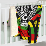 Samoa Rasta Fleece Blanket