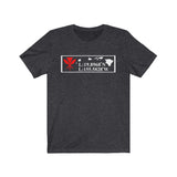 Hawaii Longitude and Latitude Unisex Jersey Short Sleeve Tee