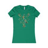 Philippines 3 Stars and Sun Womens Floral Tee