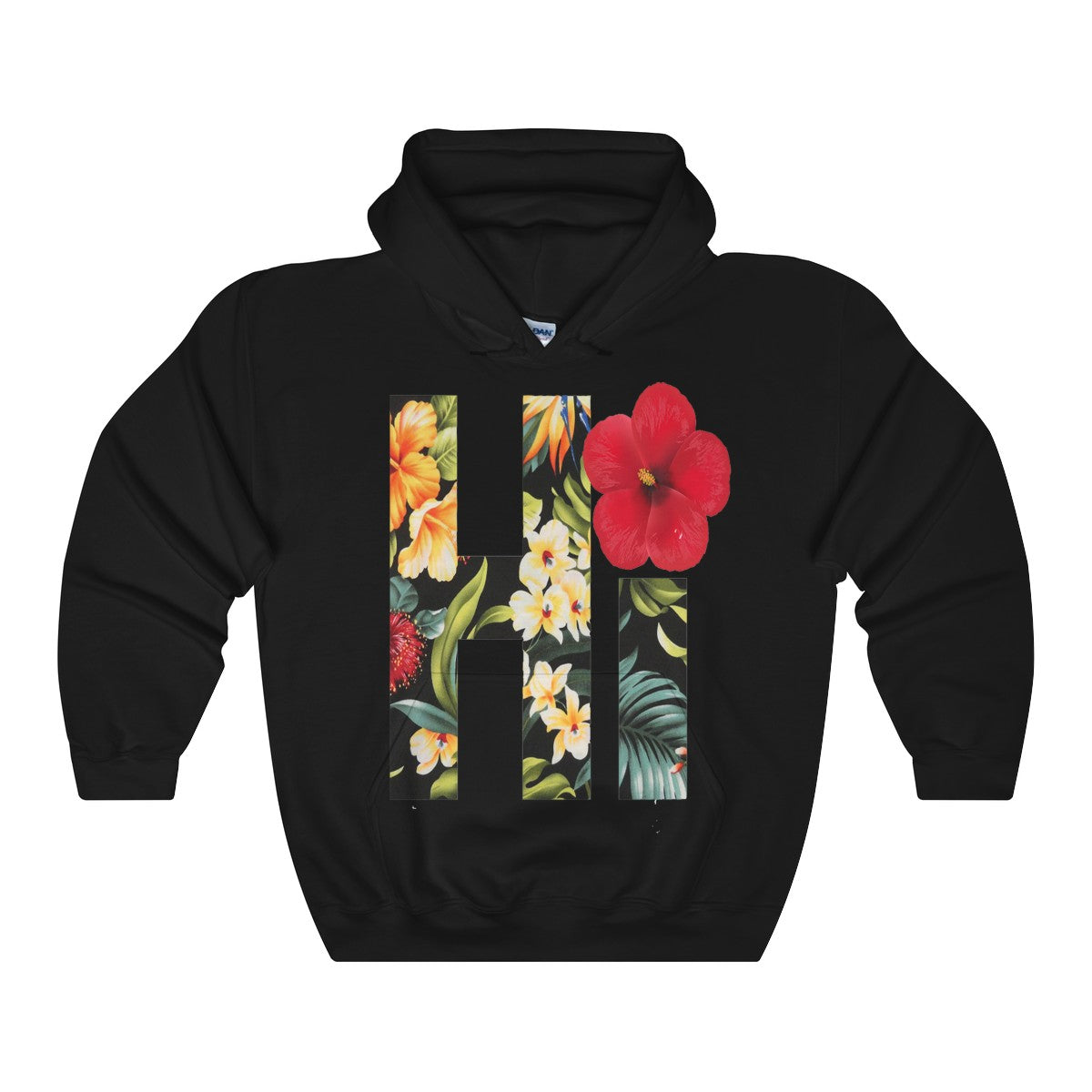 Hi Floral Hawaii Hooded Sweatshirt