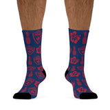 Hawaii Fresh Blue & Red Socks