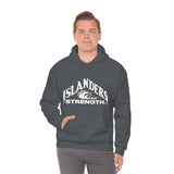Islanders Strength White Unisex Heavy Blend™ Hooded Sweatshirt