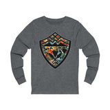 Hawaii Floral Shield Unisex Jersey Long Sleeve Tee