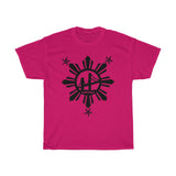 3 Stars and Sun Bridge Unisex Heavy Cotton Tee