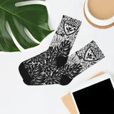 Hawaii Shield Leaf Socks